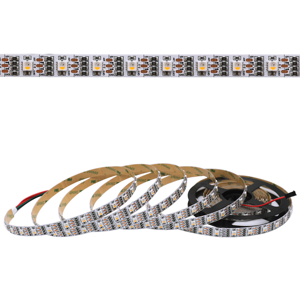 DC12V RGBW 16.4Ft 270LEDs SK6812 Individually Addressable LED Strip Light DC12V RGBW 16.4Ft 270LEDs SK6812 Individually Addressable LED Strip Light